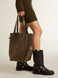 Golden Goose - 24/7 Bag North South in pelle distressed di colore nero con manici regolabili