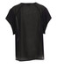 8PM - Blusa Birmingham in mussola di viscosa nera