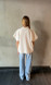 8PM - T-shirt manica corta in jersey di cotone con foulard in viscosa stampa bandana