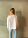 8PM - Camicia Stoccolma in popeline di cotone bianco