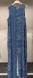 8PM - Abito Taormina lungo in twill di viscosa stampa bandana color blu