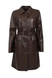 Max Mara Studio - Trench MSTAMACA in pelle di agnello marrone