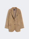 Max Mara Weekend - Blazer Cedro monopetto in suede fango