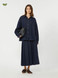 Max Mara Weekend - Gonna a pieghe in denim blu scuro