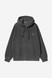 Carhartt - Felpa Hooded Nelson Jacket Black Garment dyed