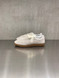 Alohas -  Sneakers 490 in pelle crema e uncinetto