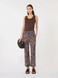 Max Mara Weekend - Top Multi in cotone stretch cioccolato