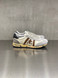 Premiata - Sneakers Lucy in tessuto tecnico burro e pelle grigio polvere