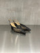 Chantal - Slingback in pelle intrecciata nera