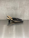 Chantal - Slingback in pelle intrecciata nera