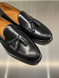 Berwick 1707 - Mocassino Rois 8491 in pelle lucida nera con nappine