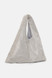 Twenty Fourhaitch - Handbag Parks realizzata in maglia strass color argento