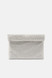 Twenty Fourhaitch - Mini pochette in maglia strass argento con chiusura a calamita