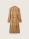 Golden Goose - Trench da Donna in suede color sabbia con cintura in vita