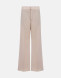 Dondup - Pantaloni Evelyn wide leg chino cipria