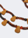 Max Mara Weekend - Collana Falange in rafia e resina caramello