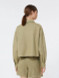 Max Mara Weekend - Camicia boxy Acenni  in panama di cotone verde oliva