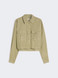 Max Mara Weekend - Camicia boxy Acenni  in panama di cotone verde oliva