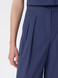 Max Mara Weekend - Pantalone Benda in popeline di puro cotone blu
