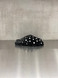 Ash - Sabot  open toe Bone in pelle nera con borchie