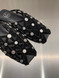 Ash - Sabot  open toe Bone in pelle nera con borchie