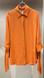Semicouture - Blusa Brittani in crepe de chine arancio