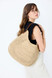Ibeliv - Borsa hobo Meva in rafia tea