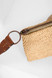 Ibeliv - Pochette Ampy in rafia tea