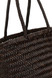 Dragon - Borsa Bamboo Triple Jump Big in pelle intrecciata moro