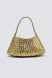 Dragon - Borsa Rosanna in pelle intrecciata oro