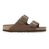 Birkenstock - Arizona uomo plantare morbido dark tea tonal