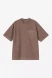Carhartt - T-shirt S/S Loose Pocket Tobacco Garment dyed