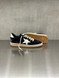 Golden Goose - Ball Star uomo in suede blu con stella e talloncino in pelle bianca