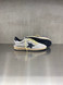 Golden Goose - Ball Star uomo in suede grigio con stella e talloncino in pelle blu