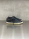 Golden Goose - Super-Star uomo in pelle blu con stella in pelle ton sur ton