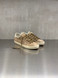Golden Goose - Super-Star donna in suede tabacco con stella traforata e talloncino in pelle crema