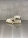 Golden Goose - Mid Star donna in suede perla con stella in pelle burgundy e inserti con ricami e perle