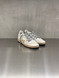 Golden Goose - Ball Star donna in pelle bianca con stella e talloncino in pelle laminata oro
