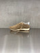 Golden Goose - Marathon uomo in suede tabacco con stella in pelle bianca e talloncino argento
