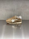 Golden Goose - Marathon uomo in suede tabacco con stella in pelle bianca e talloncino argento