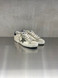 Golden Goose - Super-Star uomo in pelle ghiaccio con stella verde oliva e talloncino in suede nero