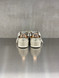 Golden Goose - Stardan donna in pelle bianca e cavallino leo con stella in pelle bianca