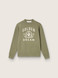 Golden Goose - Felpa da uomo in felpa di cotone verde con logo