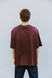 Golden Goose - T-shirt unisex in jersey di cotone bordeaux con logo
