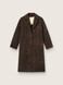Golden Goose - Cappotto monopetto Cocoon donna in lana con motivo jacquard