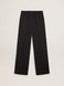 Golden Goose - Pantaloni jogging da donna di colore blu scuro in gabardine di lana