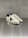 Golden Goose - Stardan uomo in rete panna e suede beige con stella e talloncino in pelle blu
