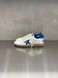 Golden Goose - Ball Star uomo in pelle bianca con stella e talloncino bluette