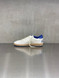 Golden Goose - Ball Star uomo in pelle bianca con stella e talloncino bluette