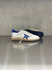 Golden Goose - Ball Star uomo in pelle bianca con stella e talloncino bluette